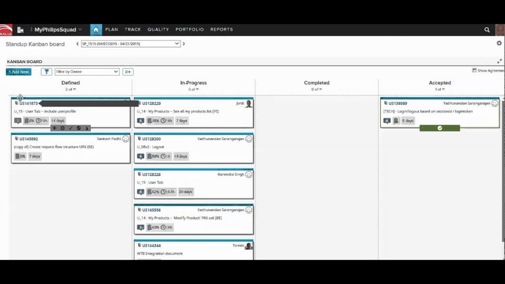 Kanban Board by Rally Software