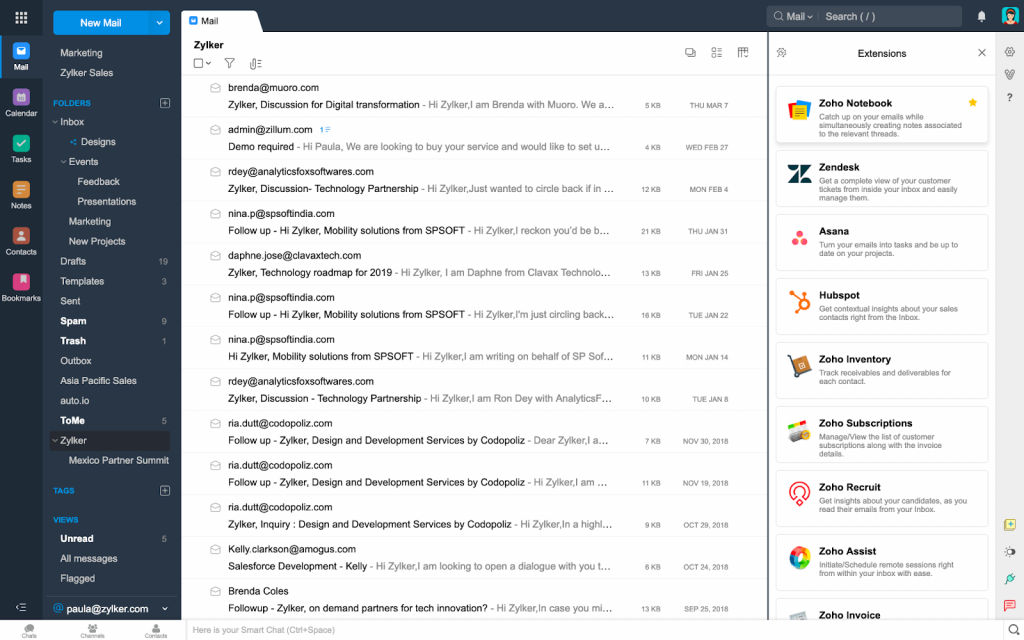 Note taking feature of Zoho notebook
