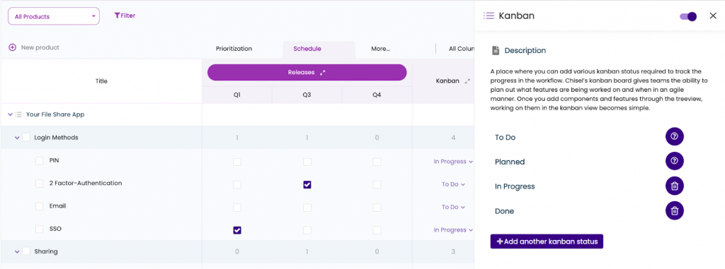 A quick look at how simple it is to add kanban status. - 10 Best Kanban Board Software