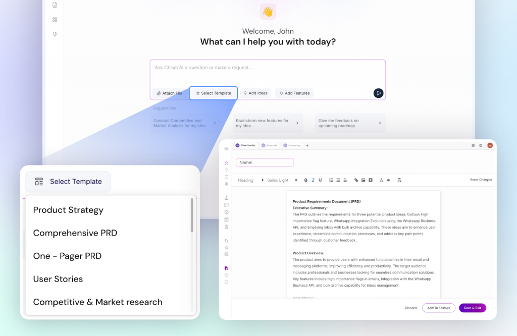 Chisel : Draft Product Documents Instantly